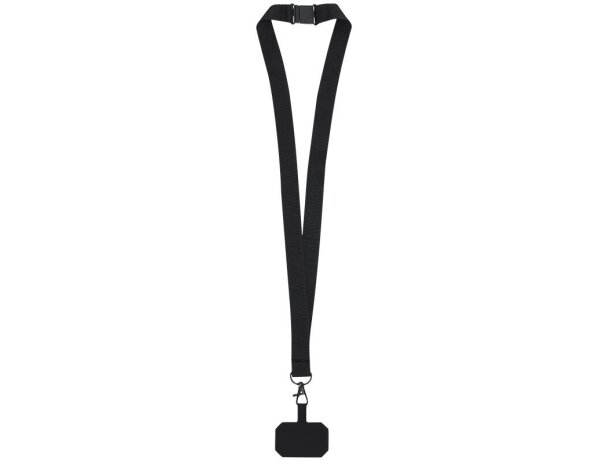 Lanyard soporte Sailix en poliéster con mosquetón giratorio detalle 3