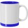 Taza cerámica Rayar sublimación 350ml personalizable Azul