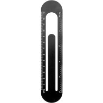 Marca páginas con regla negro barata Marca páginas con regla negro barata