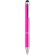Bolígrafo con puntero en aluminio en varios colores fucsia merchandising