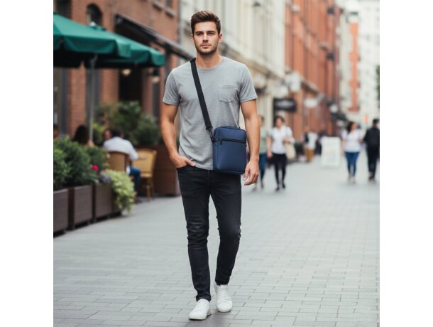 Bandolera Dibbud con espalda acolchada y cierre cremallera detalle 2