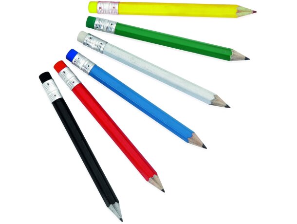 Lápiz mini de diseño clásico con goma personalizado