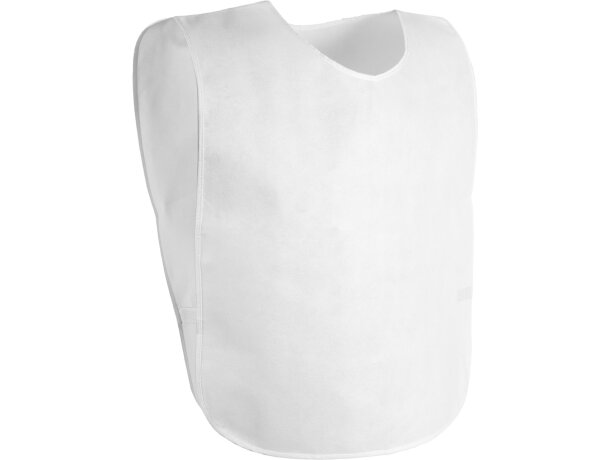 Peto deportivo non-wowen blanco personalizado