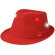 Sombrero Enzox con luces LED multicolor y tres modos de luz Rojo
