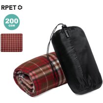 Manta polar para regalo poliéster diseño de cuadros Barzagli