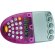 Calculadora con diseño divertido personalizada roja