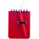 Mini Duxo libreta con bolígrafo rojo