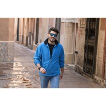 Chaqueta polar cuello contrastado personalizada Chaqueta polar cuello contrastado personalizada