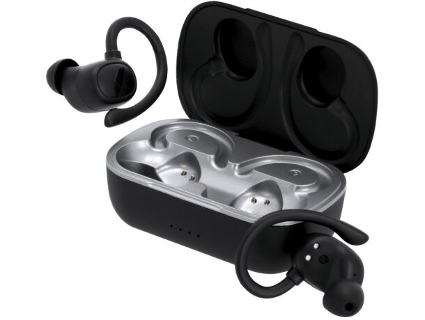 Auriculares Bluetooth Gumex con estuche de carga inalámbrica detalle 2