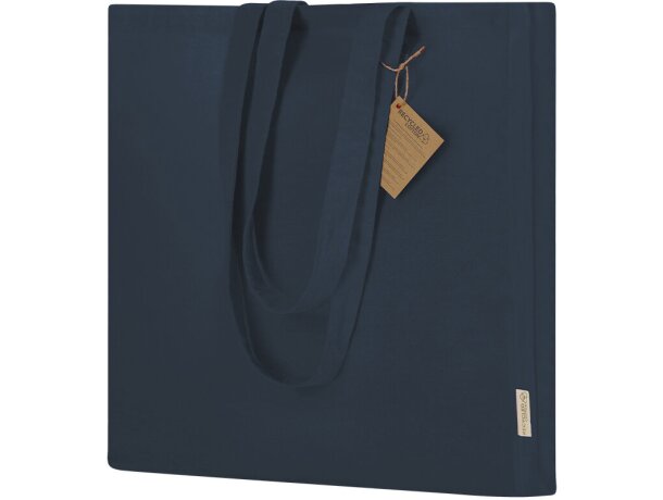 Bolsa Lovarin algodón reciclado con asas largas reforzadas detalle 3