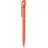 Bolígrafo ligero con aro metalizado naranja barato