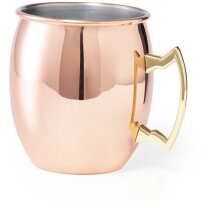 Taza publicitaria Keynes acero cobre 500 ml