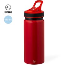 Bidón Nolde aluminio reciclado 680 ml con pajita