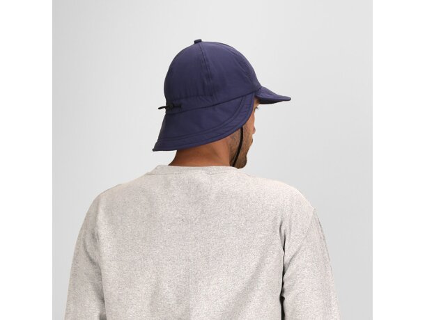 Gorra Fraser de poliéster con solapa protectora de cuello detalle 4