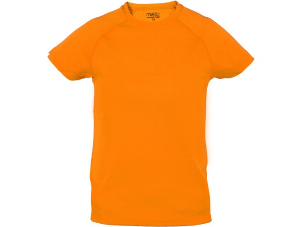 Camiseta técnica de niños 135 gr tecnic plus naranja