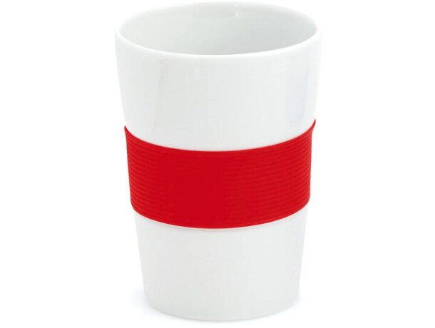 Vaso Nelo taza de cerámica con banda de silicona personalizada
