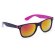 Gafas de sol economico con lentes de espejo personalizada fucsia