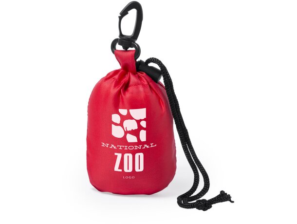 Poncho Domin Rojo detalle 5