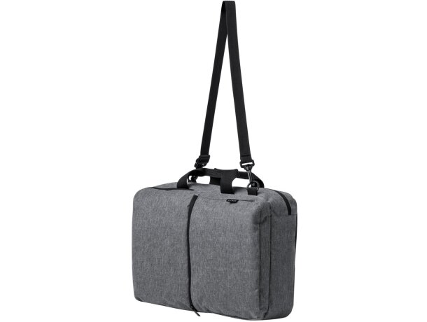 Mochila para portátil original rPET 600D para cintas acolchadas Makarzur detalle 5