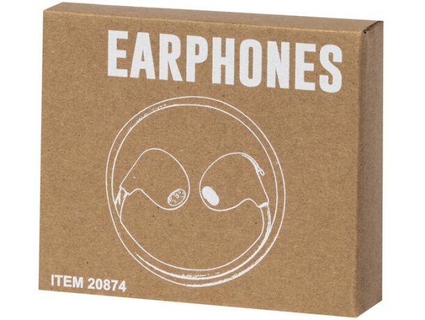 Auriculares con logo función manos libres de plastico Pulsex detalle 5