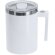 Taza mezcladora eléctrica Waker 400ml acero inoxidable Blanco