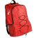 Mochila deporte con rejilla y cordones personalizada roja