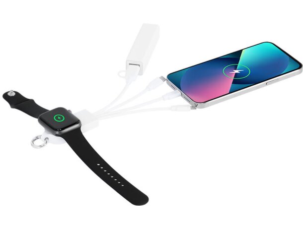 Cable cargador Krizia 5 en 1 con conexiones universales detalle 3