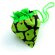 Corni bolsa de la compra plegable con forma Piña