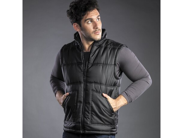 Chaleco unisex de poliester detalle 1