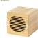Altavoces promocionales bambú Teoden 3W sin color