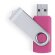 Pendrive compacto 32GB con grabado de logotipo Yemil fucsia