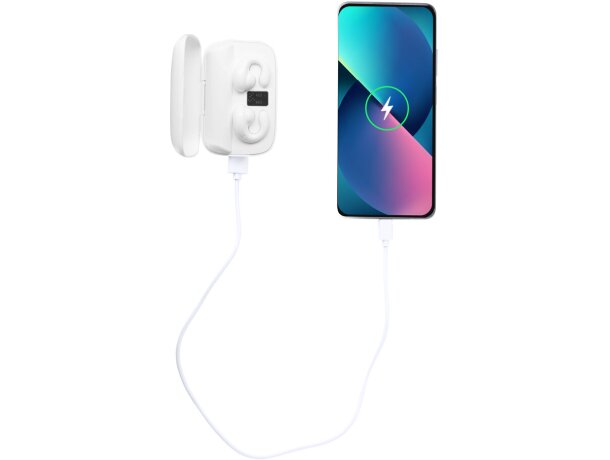 Auriculares power bank Haxel con bluetooth 5.4 y carga usb detalle 3