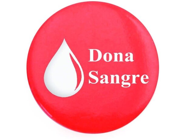 Pin estandar para imprimir rojo
