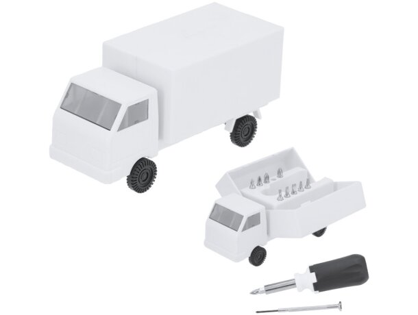 Set herramientas Fibrex con 15 accesorios en estuche camión detalle 1