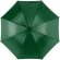 Paraguas clásico con mango curvo verde