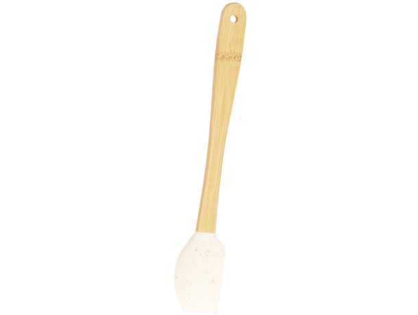 Paleta de cocina Aloria bambú y silicona sostenible detalle 4