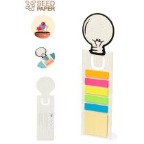 Marcapáginas Kich con semillas plantables petunia