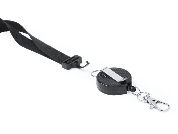 Lanyard Lemer Negro detalle 2