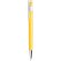 Bolígrafo de color con clip en cromado Alexluca amarillo