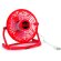 Mini Miclox ventilador de sobremesa personalizado rojo
