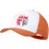 Gorra Sodel sencilla para impresión a todo color personalizada naranja