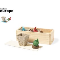 Kit huerto de madera con semillas varias