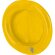 Almohadilla hinchable Zalox con función frisbee de PVC brillo Amarillo
