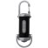 Linterna Luvaron recargable con 4 led y 8 luces cob Negro