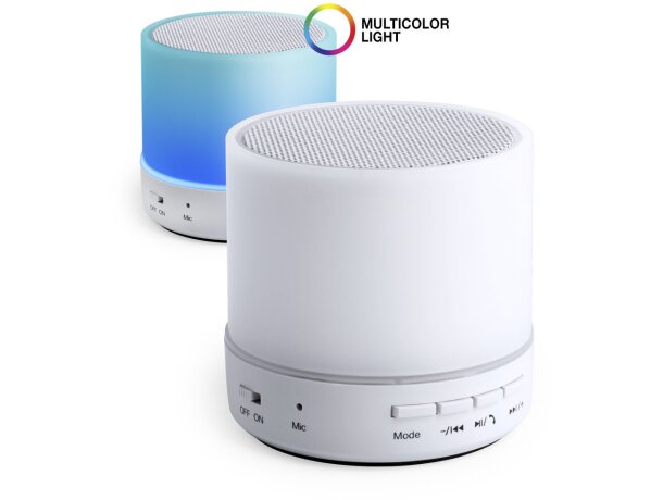 Altavoz Stockel grabada blanco