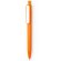 Bolígrafo de colores con clip blanco naranja