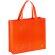 Bolsa de la compra non woven laminado personalizada naranja