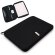Portafolios con bloc y bolsillo interior Negro