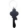 Llavero llave abridor personalizado negro