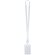 Identificador lanyard Berbom con cuerda extensible y clip Blanco
